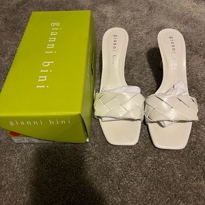 Women’s white heels